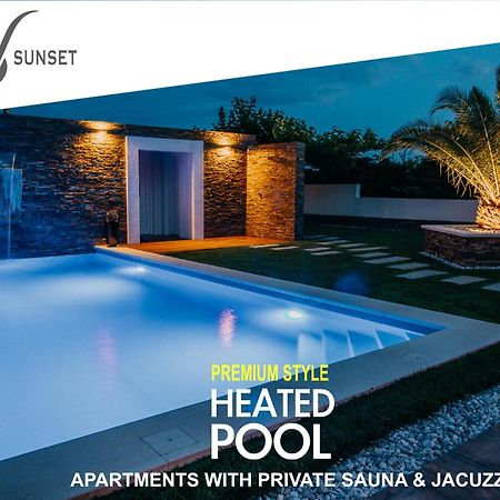 Villa Sunset Pool & Spa Apartments Zgornje Skofije Exterior foto