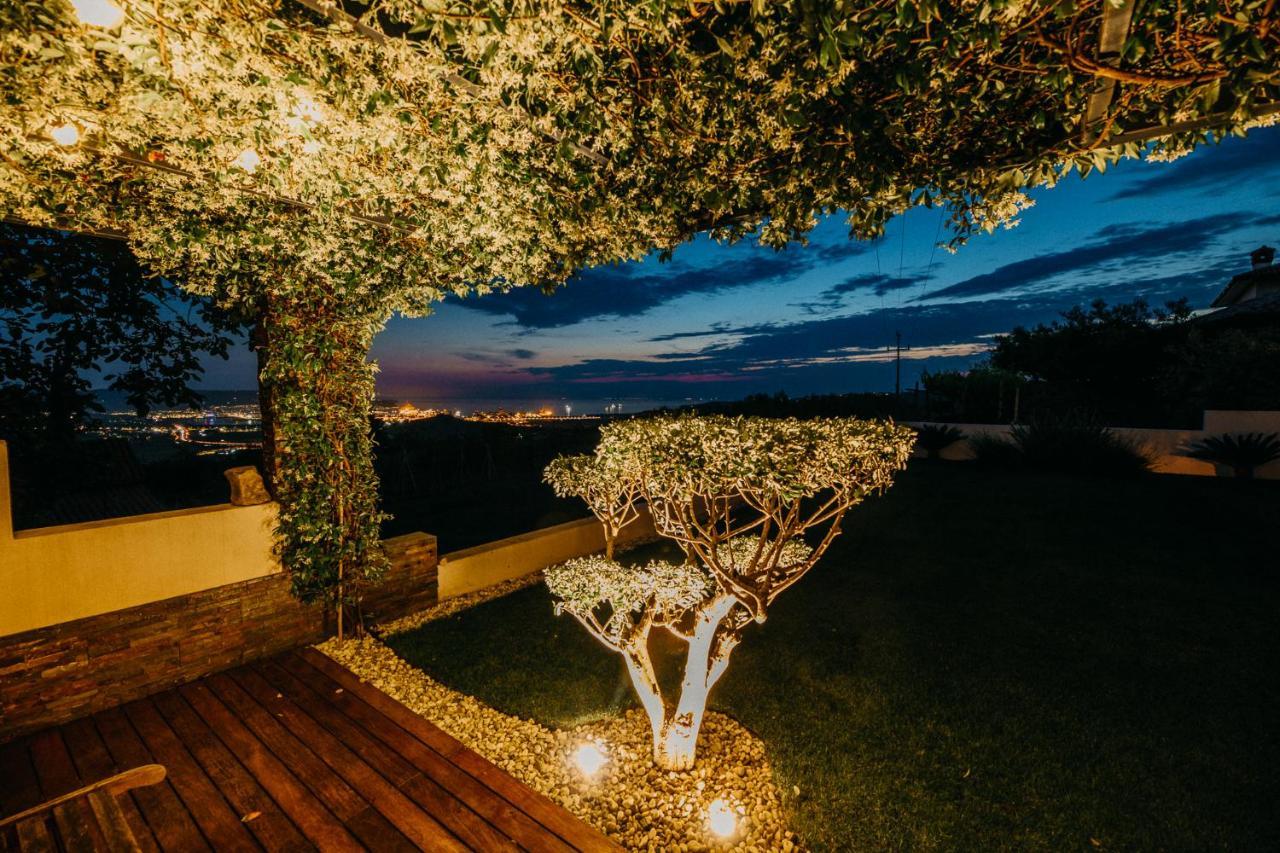 Villa Sunset Pool & Spa Apartments Zgornje Skofije Exterior foto