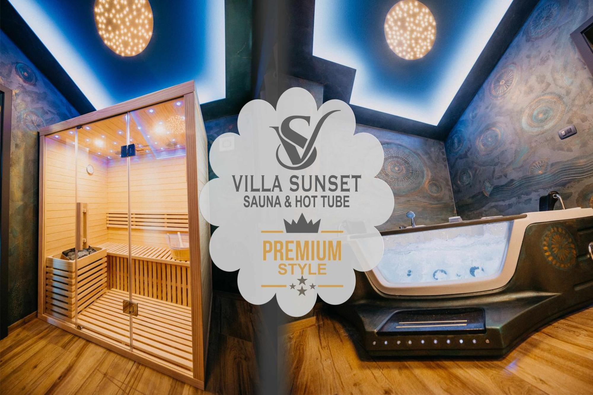 Villa Sunset Pool & Spa Apartments Zgornje Skofije Exterior foto